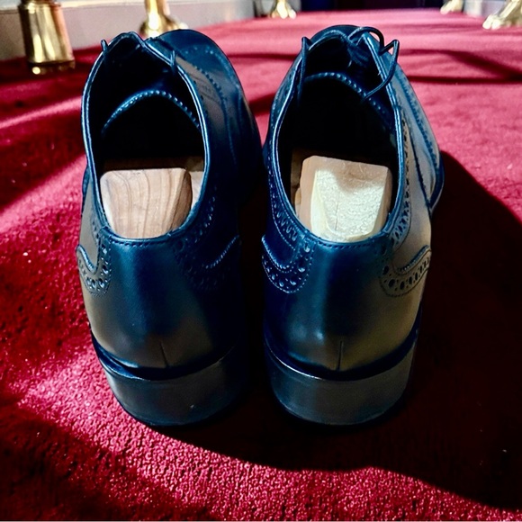 Cole Haan Black Leather Oxford Shoes main image 6